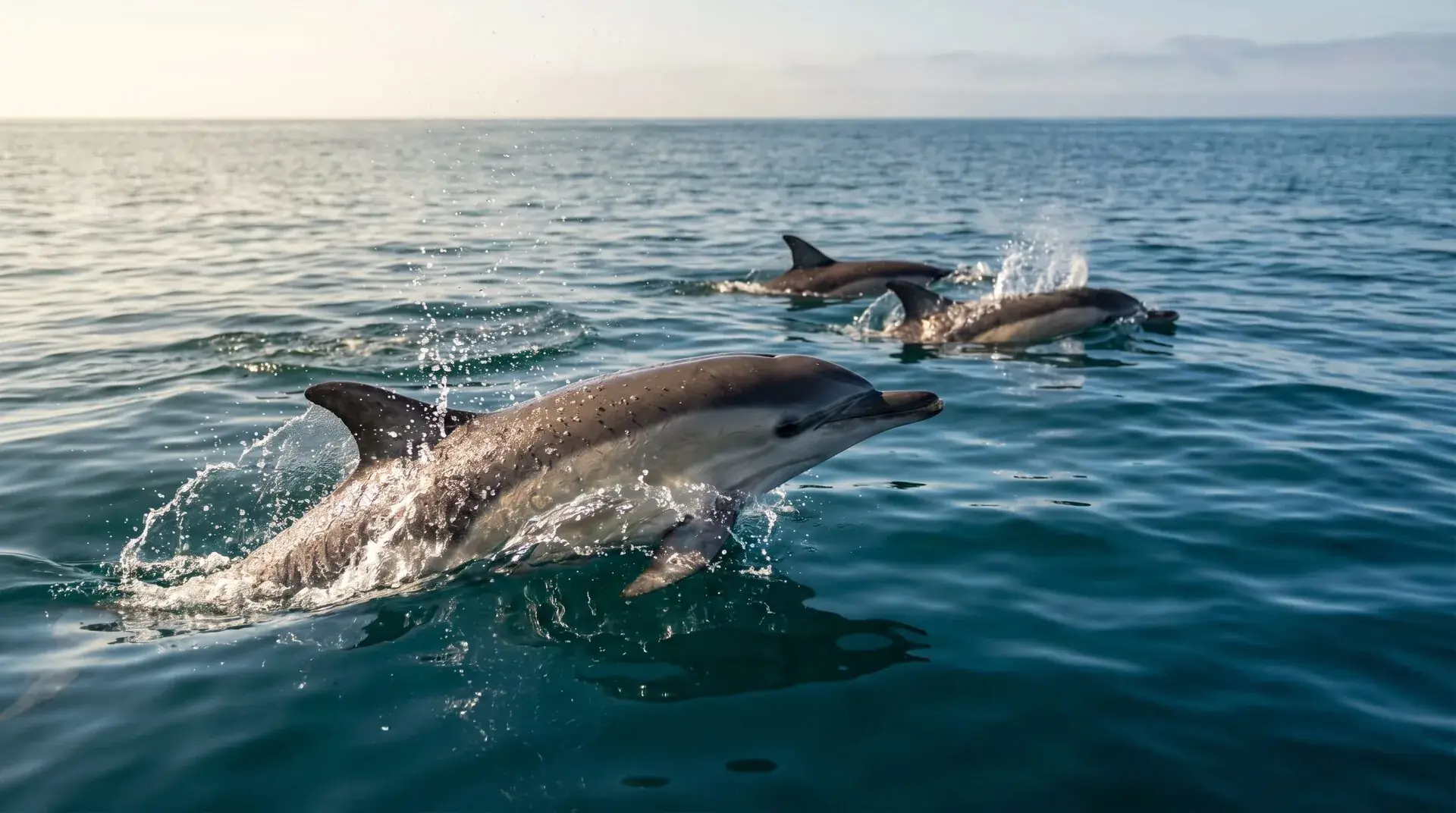 Manada de delfines